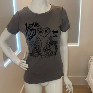 Roxy graphic owl tee